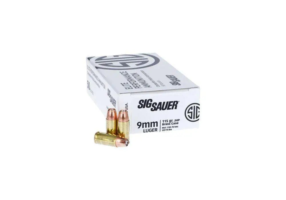 Sig Sauer Elite Performance 9mm Luger / Parabellum 115 gr JHP ammo
