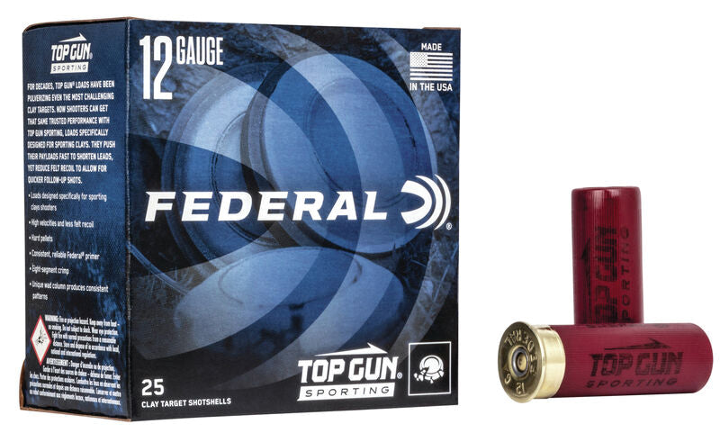 Federal Top Gun Sporting 12 Gauge 2.75 in / 2.75 in #7.5 1 oz