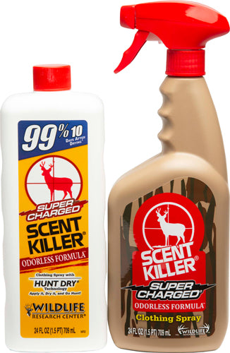 WRC Case Pack of 3 SC Scent Elimination Spray Combo 2-24oz