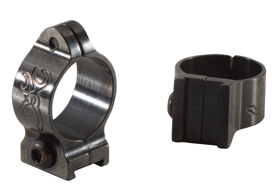 Browning 12345 Scope Rings Matte Black 1" High for A-Bolt/BAR/BLR/X-Bolt