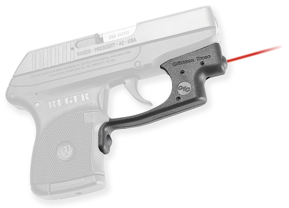 Crimson Trace LG-431 Laserguard for Ruger LCP (Except Gen II), Red Laser, Black Polymer Trigger Guard Mount