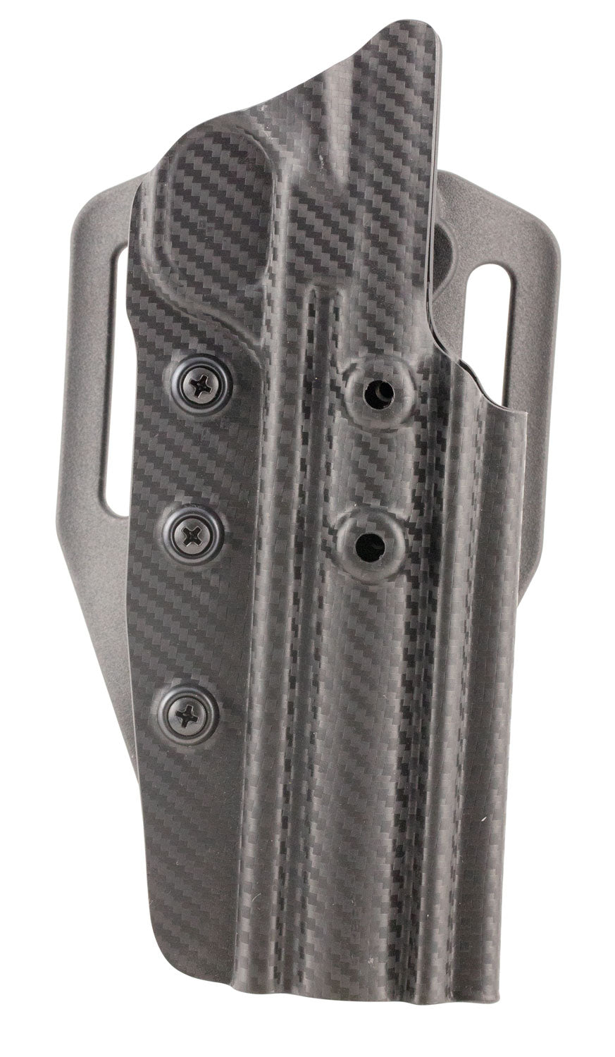 Tactical Solutions Trail-Lite High Ride OWB Holster Black Carbon Fiber Thermoplastic Belt Slide Fits Browning Buck Mark Ambidextrous