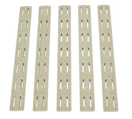 BCM KeyMod Rail Panel Kit Flat Dark Earth Polymer 5-Pack for AR-15