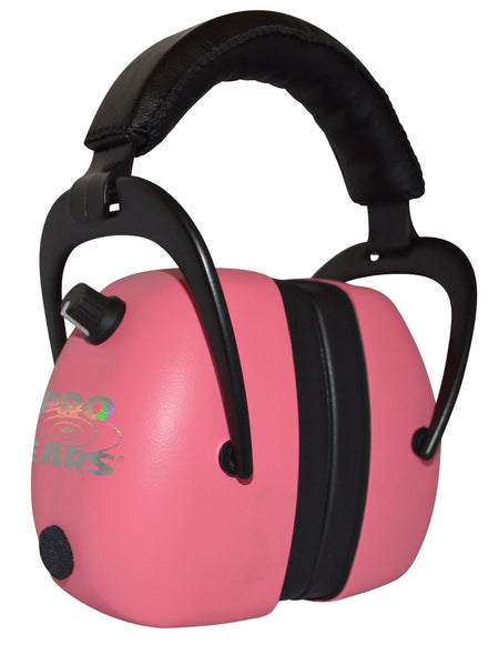 Pro Ears PEG2RMP Gold II 30 Electronic Earmuff 30dB Over-the-Head Pink/Black Adult 1 Pair