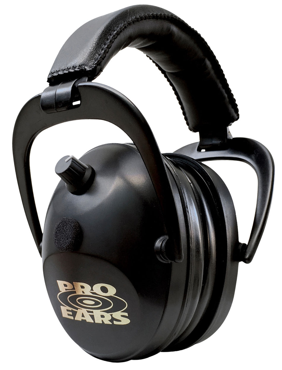 Pro Ears PEG2SMB Gold II 26 Electronic Earmuff 26dB Over-the-Head Black/Gold Adult 1 Pair