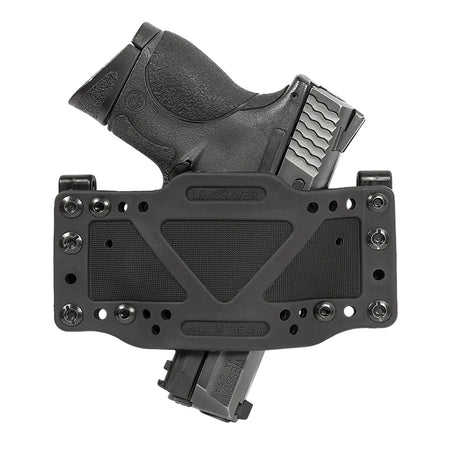 Limbsaver 12501 CrossTech IWB/OWB Black Polymer Belt Clip Universal Handgun Holster Ambidextrous
