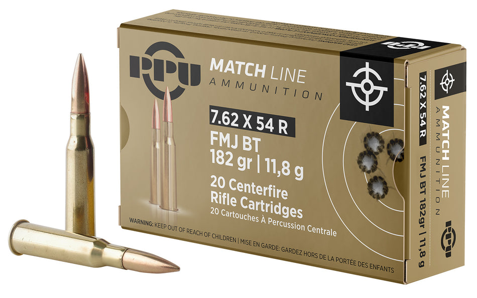 Prvi Partizan Match 7.62x54mmR 182 gr FMJ ammo