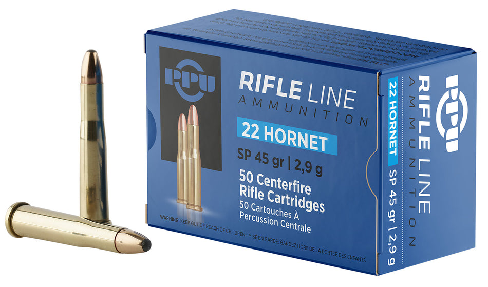 Prvi Partizan Rifle .22 Hornet 45 gr JSP ammo