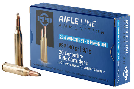 Prvi Partizan PP264  Pointed Soft Point PSP 140 Grain .264 Winchester Mag