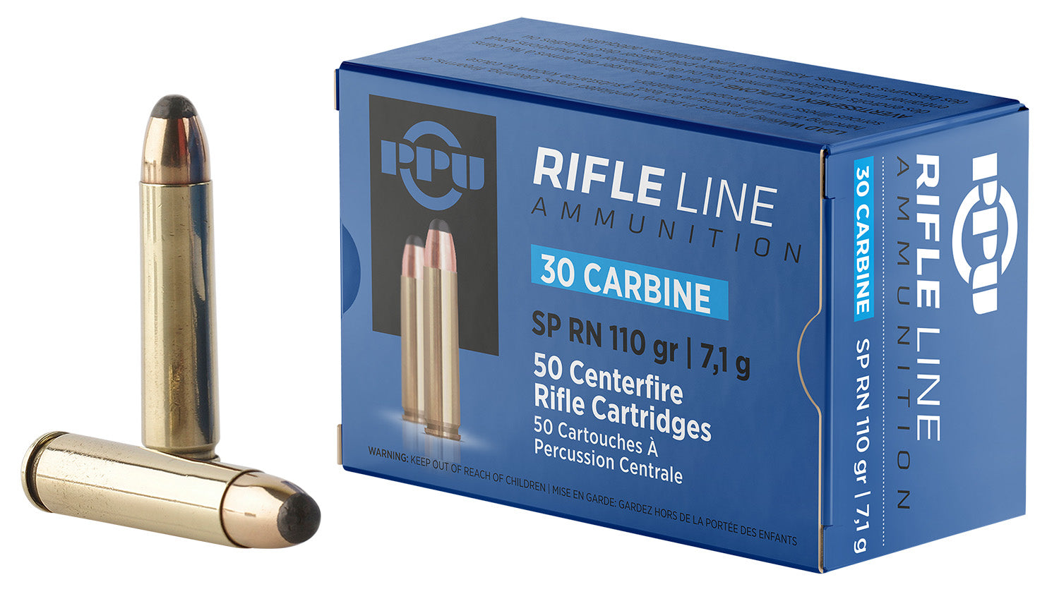 Prvi Partizan Standard Rifle .30 Carbine 110 gr JSP ammo