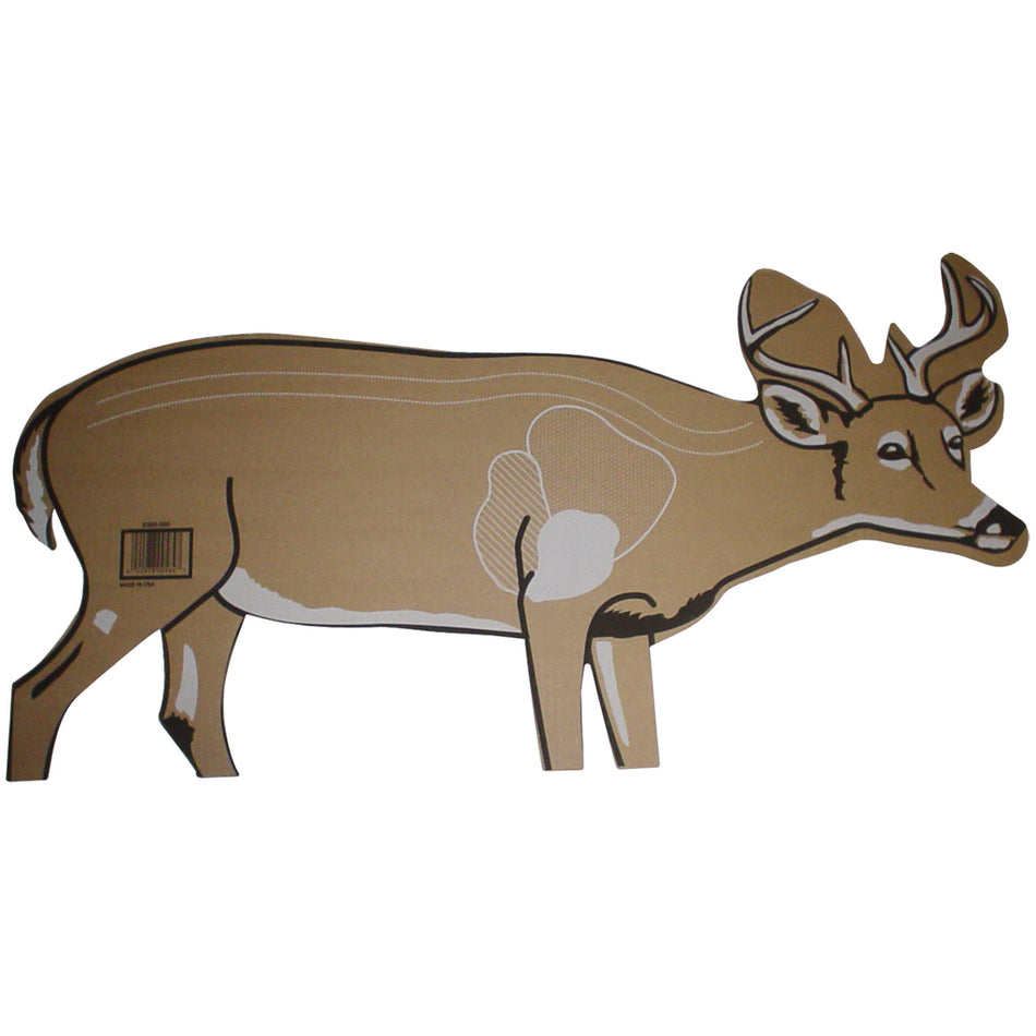 Cardboard Deer Vitals Target 25-Pack 17x42 in.