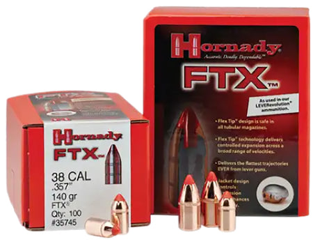 Hornady FTX Handgun Bullets 50 Caliber .500 Diameter 300gr Flex Tip 50-Count