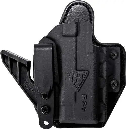 Comp-Tac EV2 Max Hybrid Appendix IWB Holster Glock 26 Gen 1-4 Right Hand Black