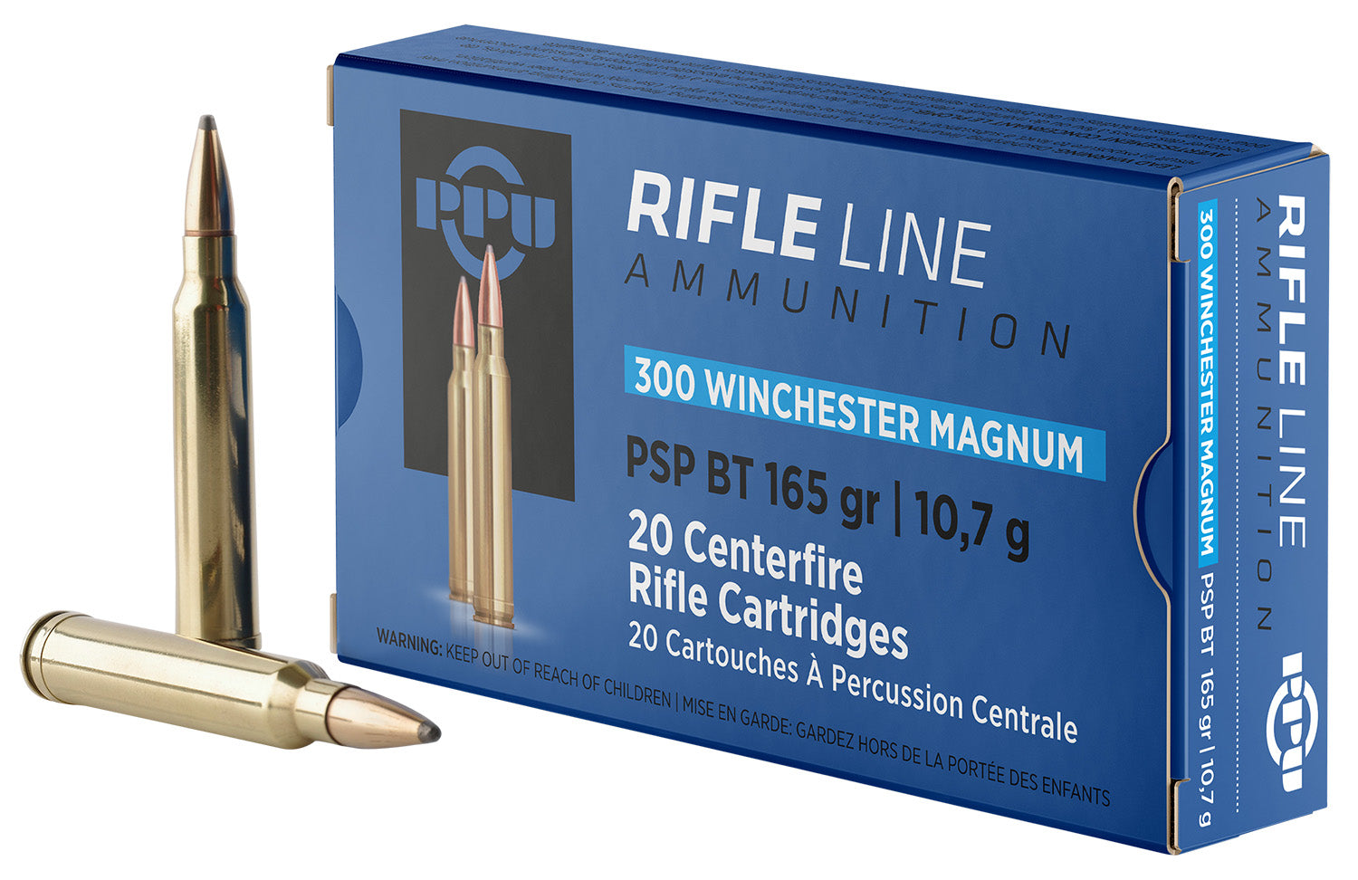 Prvi Partizan Rifle .300 Winchester Mag 165 gr JSP ammo