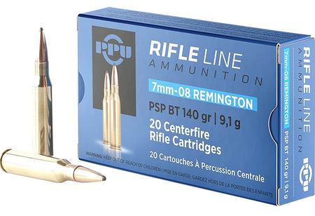 Prvi Partizan PP708 Metric Rifle Pointed Soft Point Boat Tail  140 Grain 7mm-08 Remington