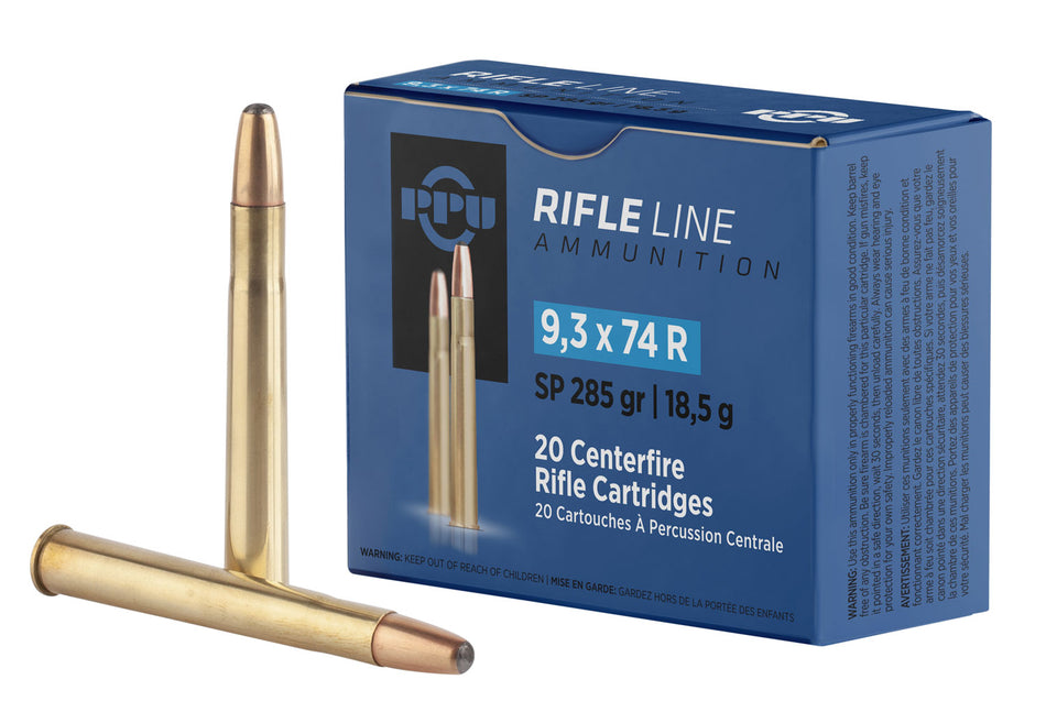 Prvi Partizan Metric Rifle 9.3x72mmR 285 gr JSP ammo