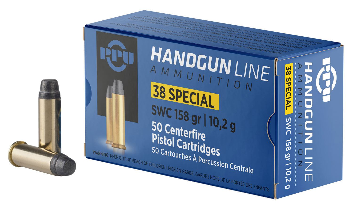 Prvi Partizan PPH38SS  Semi Wadcutter  158 Grain .38 Special