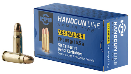 Prvi Partizan PPH763  Full Metal Jacket FMJ 85 Grain 7.63×25mm Mauser