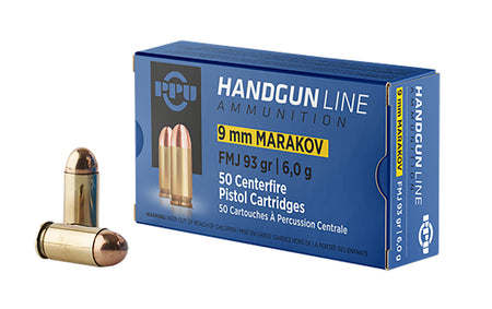 Prvi Partizan Handgun 9mm Makarov 93 gr FMJ ammo