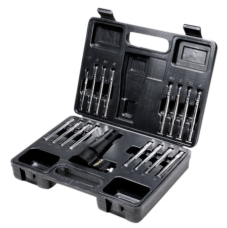 BSA BS30 Multi-Caliber Bore Sight Kit Pistol and Rifle Hard Case with 15 Arbors