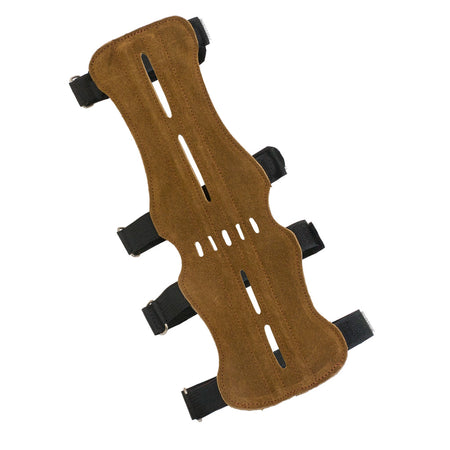 October Mountain 4-Strap Vented Suede Leather Arm Guard