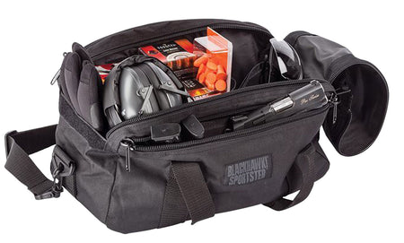 Blackhawk Sportster Range Bag Black 600D Polyester Holds 2 Handguns Dual Density Foam Interior