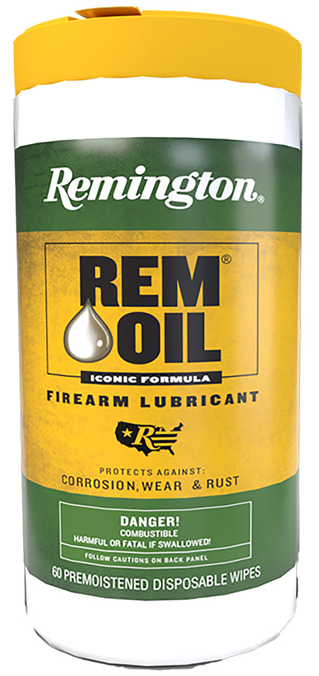 Remington Accessories 18384 Rem Oil Wipes Cleans Lubricates Protects 60 Count