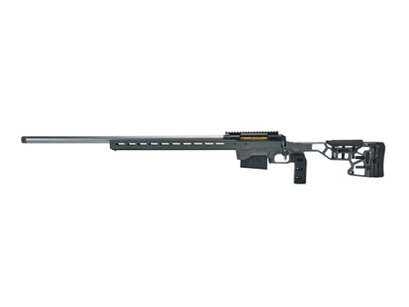 Savage Arms 57705 110 Elite Precision 300 Win Mag 10+1 30" Matte Stainless, Matte Black Rec, Gray Cerakote Adjustable MDT ACC Aluminum Chassis Stock, Left Hand (MB Not Included)
