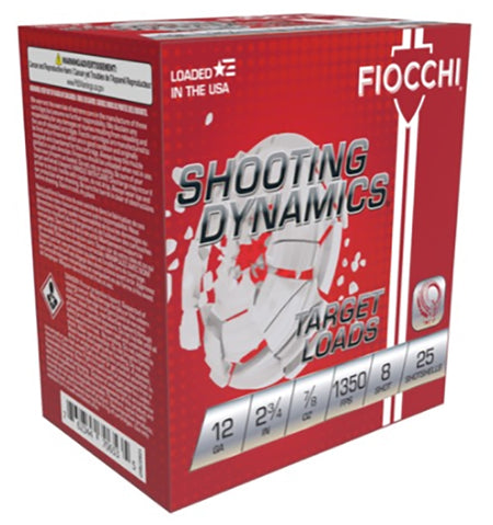 Fiocchi  12 Gauge 2.75 in / 2.75 in #8 7/8 oz