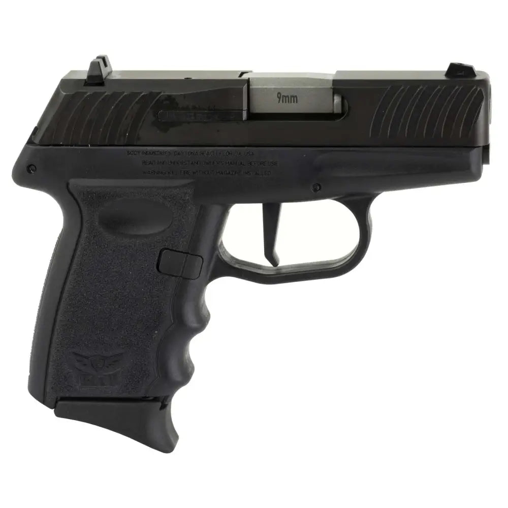 SCCY DVG-1CBBK 9MM PSTL BLK/BLK STIKER FIRED NS