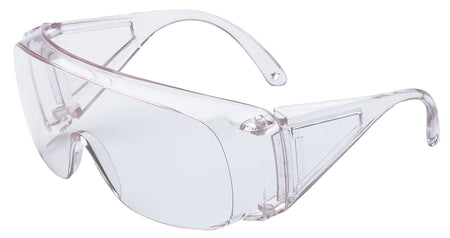 Howard Leight HL100 OTG Shooting Glasses Adult Clear Lens Polycarbonate Clear Frame