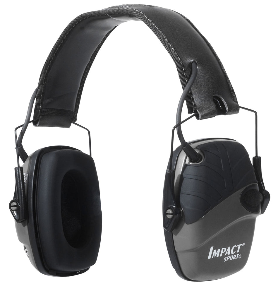 Howard Leight R02524 Impact Sport Electronic Earmuffs 22 dB Gray/Black Adult 1 Pair