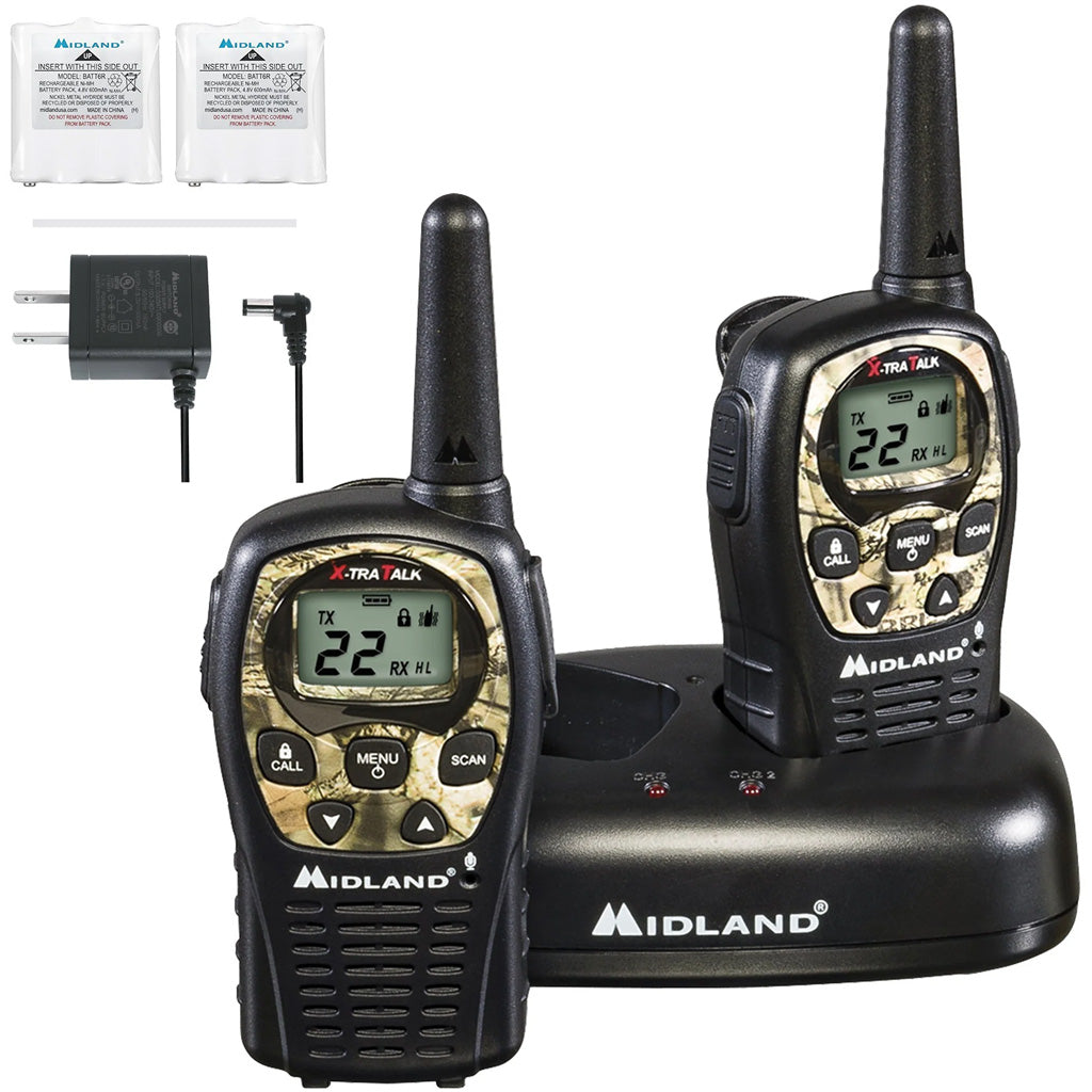 Midland LXT535VP3 Two-Way Radio with Rechargeable Batteries and Charger