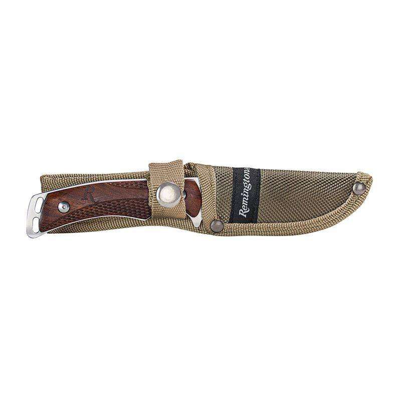 Remington Woodland Skinner Fixed Blade Knife 7.5" with Sheath