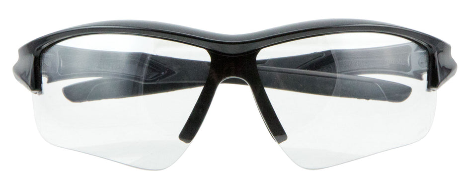Howard Leight Uvex Acadia Shooting Glasses Adult Clear Lens Anti-Fog Black Frame