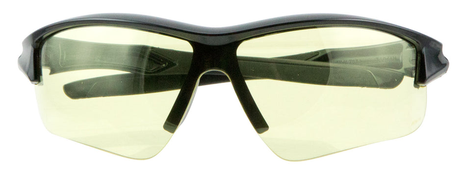 Howard Leight Uvex Acadia Shooting Glasses Adult Amber Lens Anti-Fog Black Frame