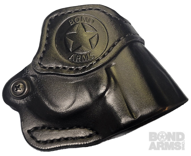 Bond Arms Premium Leather Cross Draw Holster 3" Barrel Black