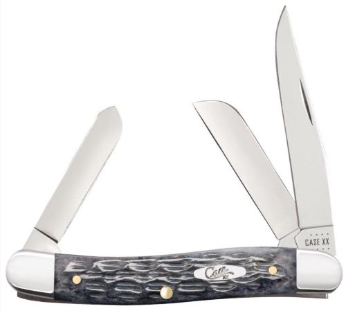 Case Knives Pocket Worn Gray Bone Crandall Jig Medium Stockman