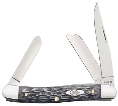 Case Knives Pocket Worn Gray Bone Crandall Jig Medium Stockman