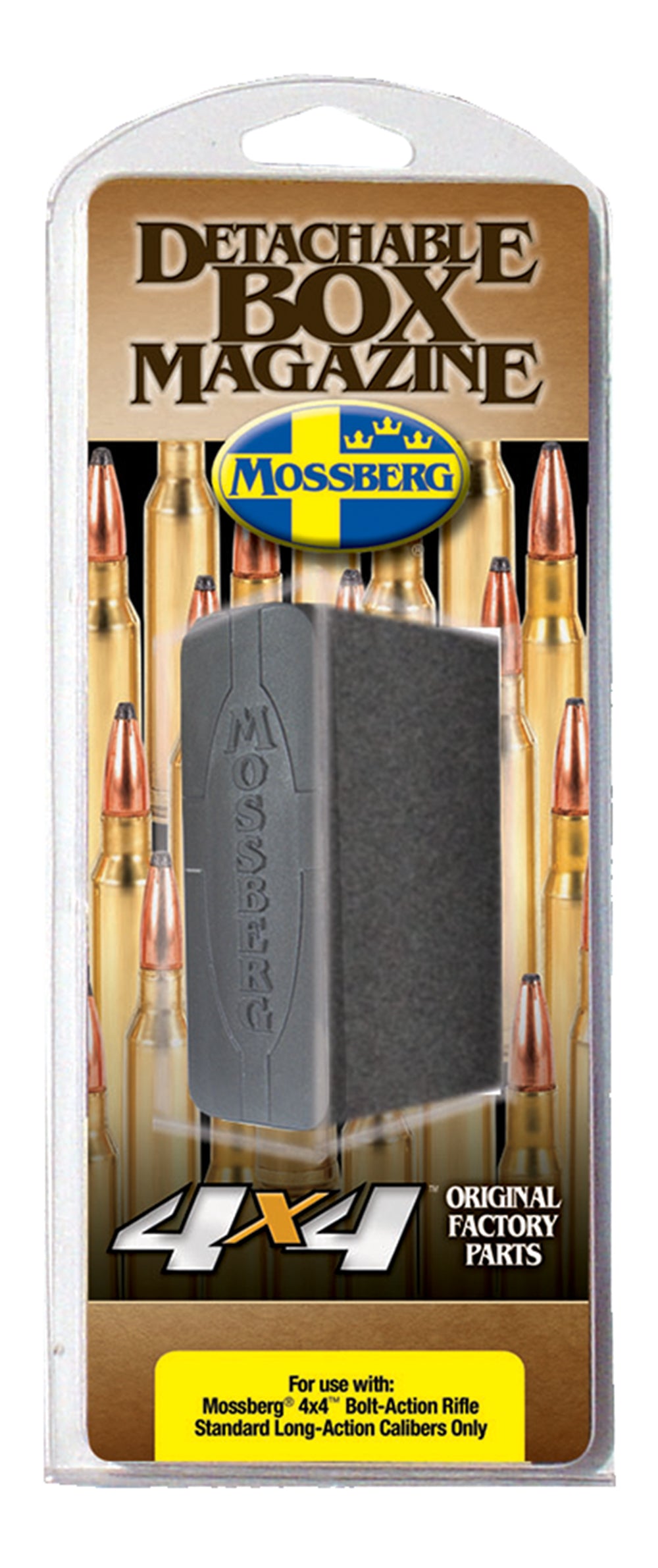 Mossberg 95033 Patriot Drop Box Magazine 5rd 270 Win/30-06/25-06 Rem Long Action Black Polymer