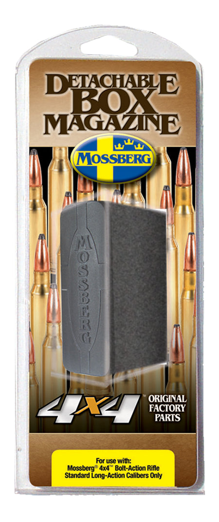 Mossberg 95033 Patriot Drop Box Magazine 5rd 270 Win/30-06/25-06 Rem Long Action Black Polymer