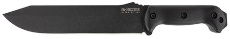 Ka-Bar BK9 Becker Combat Bowie 9.25" Fixed Clip Point Plain Black 1095 Cro-Van Blade, Black Ultramid Handle with Sheath