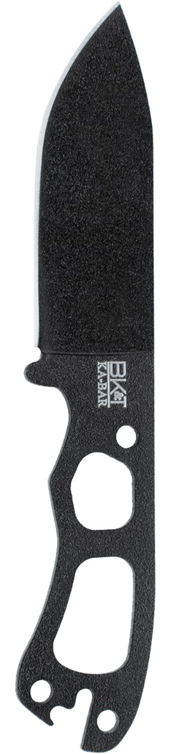 Ka-Bar BK11 Becker Necker 3.25" Fixed Drop Point Plain Black 1095 Cro-Van Blade & Handle with Sheath