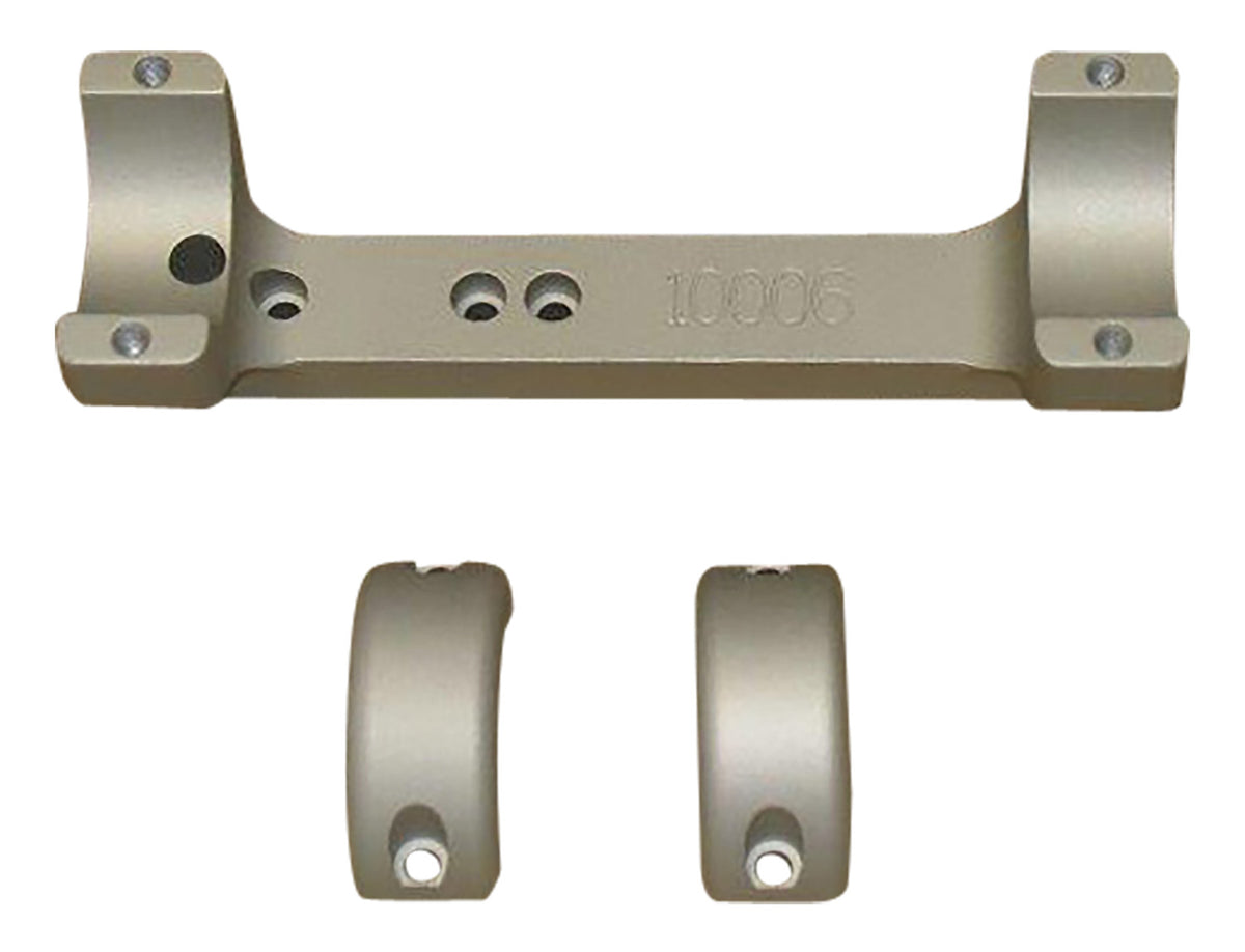 DNZ 10005 Game Reaper Thompson/Center Scope Mount and Ring Combo Silver 1 Inch