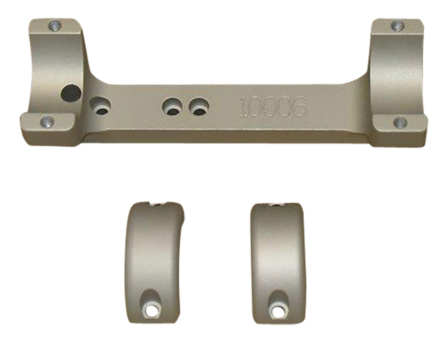 DNZ 10005 Game Reaper Thompson/Center Scope Mount and Ring Combo Silver 1 Inch