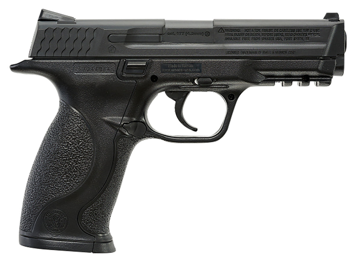 Umarex S&W M&P CO2 BB Pistol .177 Cal 19+1 4.30in Black Polymer Grips Accessory Rail