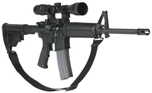 Max Ops SPT4 Duty Two-Point Tactical Sling Black Mil-Spec Webbing 11" OAL Adjustable