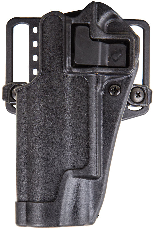 Blackhawk 410503BKL Serpa CQC OWB Size 03 Matte Black Polymer Holster Belt Loop/Paddle for 1911 Government and Clones Left Hand