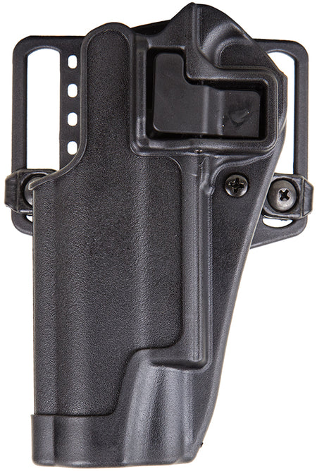 Blackhawk 410503BKL Serpa CQC OWB Size 03 Matte Black Polymer Holster Belt Loop/Paddle for 1911 Government and Clones Left Hand