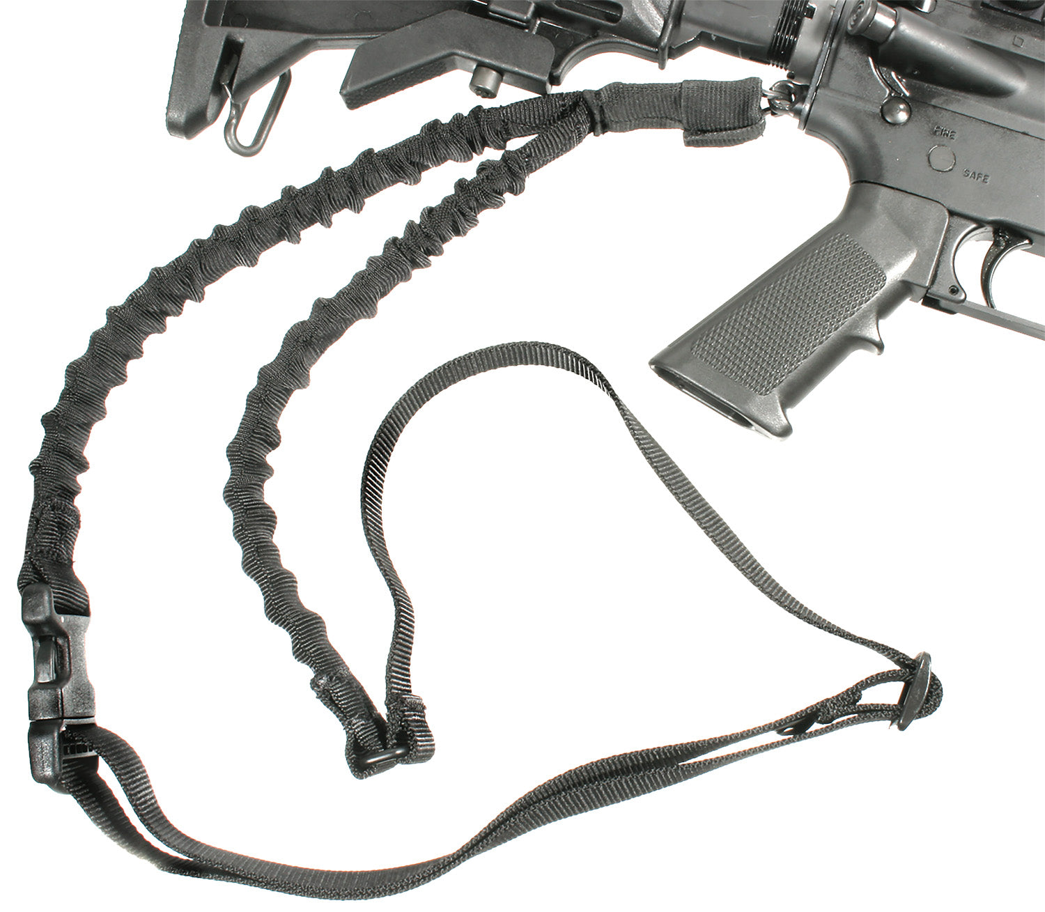 Blackhawk Universal Swift 70GS17BK Three-Point Rifle Sling Black Nylon 1.25" Wide